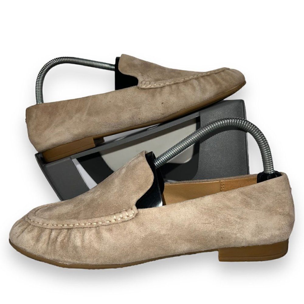 UGG Vivian‎ Moc Toe Suede Leather Loafers Brown 1104713 Women's 8.5
